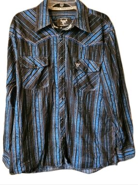 Cowboy Hardware Mens Shirt Large Western Core Rodeo